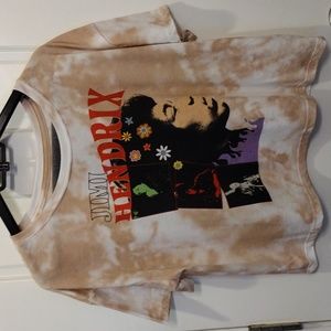 Hendrix cropped tie dye T-shirt.